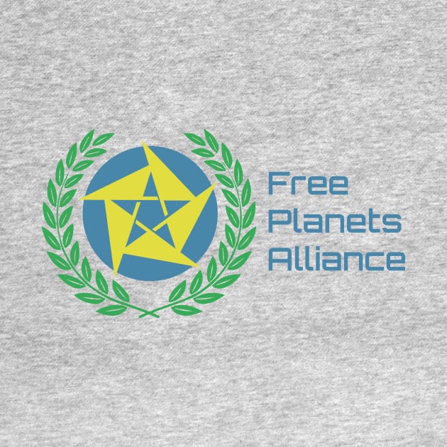 Free Planets Alliance Logo by Eva Viñes